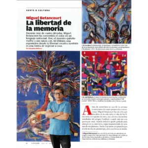 Miguel Betancourt entrevista en la revista Vistazo sobre Ad Libitum